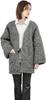 Trade One Fluffy Boa Hanten Padded Gray One Size Fits All (Japanese Jacket) - -