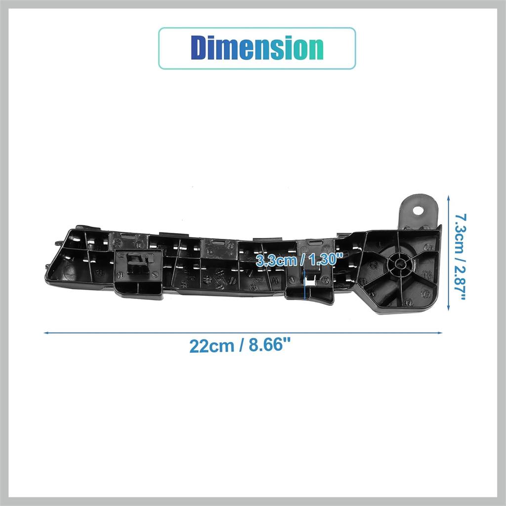 1 Pair Left Right Side Car Front Bumper Mounting Support Bracket NO.71198-T0A-A01/71193-T0A-A01 for Honda CRV 2012-2016 Replacement Car Parts