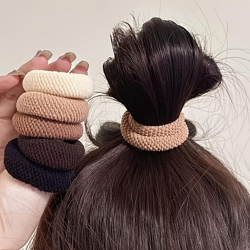 1pcs New Thickened High Ponytail Hair Ties, Seamless Hair Ties, Simple Bun Hair Ties for Adults, Hair Loops for Tying Hair