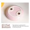 Ceramic Pet Food Basin Anti Slip Pet Feeder Dish Universal Pet Water Feeder Container  Pet Supplies