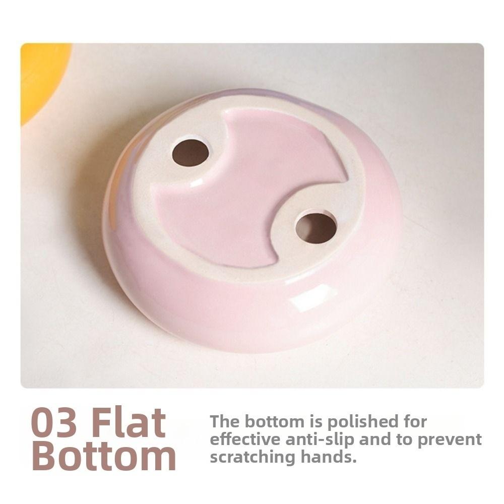 Ceramic Pet Food Basin Anti Slip Pet Feeder Dish Universal Pet Water Feeder Container Pet Supplies