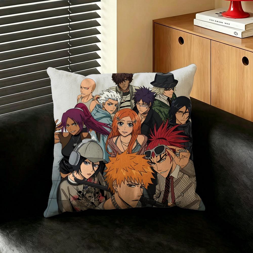 Anime BBLEACH Cushion Cover Creative Pillowcases for Interior Decoration Office Living Room Home Car Hot