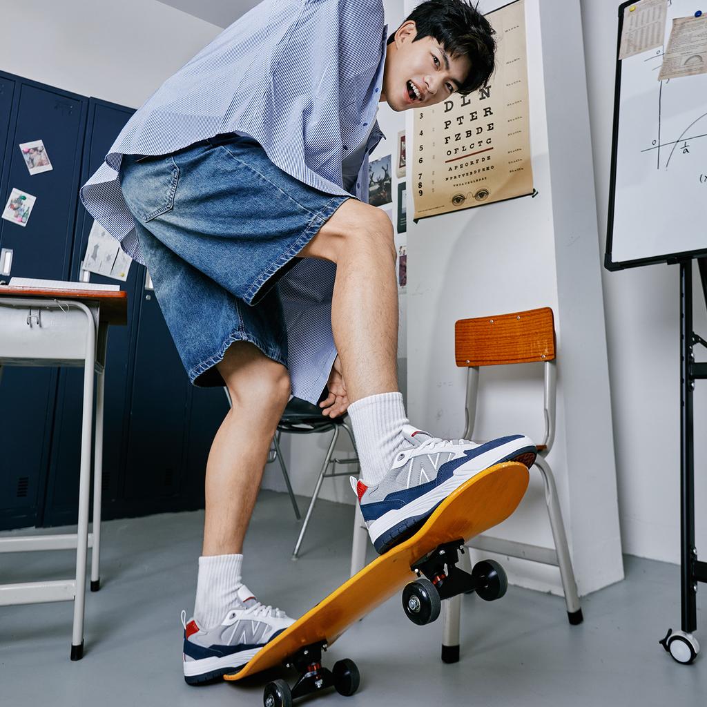 Tiago Lemos x New Balance Numeric 808 Weiß Marineblau Unisex Sneaker NM808WRB