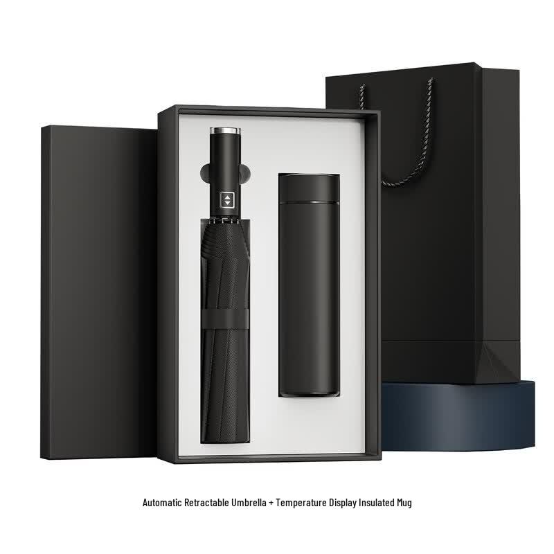 Corporate Gift Set: Tumbler & Automatic Umbrella