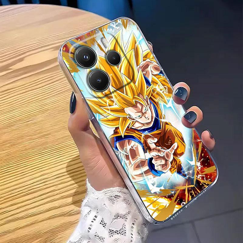 Dragon-Balls Super Goku Anime Case For Xiaomi Redmi Note 15 14 13 12 11 10 Pro Plus 5G Cover For Redmi 15C 15 14C 13C Phone Case