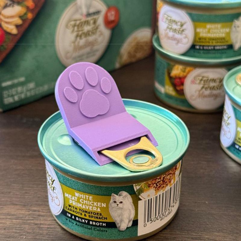 Large Pet Can Opener For Women - Ergonomic Non-Slip Design, Safe & Easy Grip For Cans, Cat Food & Dog Food - Easyclean Material
