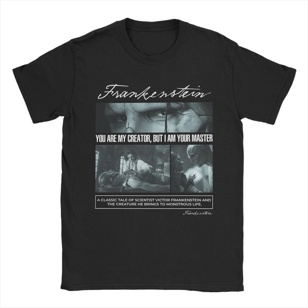 Frankenstein Film 2025 T-Shirt für Herren Damen Grafikdruck T-Shirts Baumwollkleidung