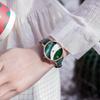 Little Green Watch New Watch Women's Ins Style Marble Pattern Women's Watch Peacock Green Nordic Style Simple Watch