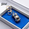 Gift for Car Enthusiasts Sports Keychain with Sparkling Rhinestones Durable Zinc Alloy Key Accessory Stylish Pendant Decorative Compact Ring