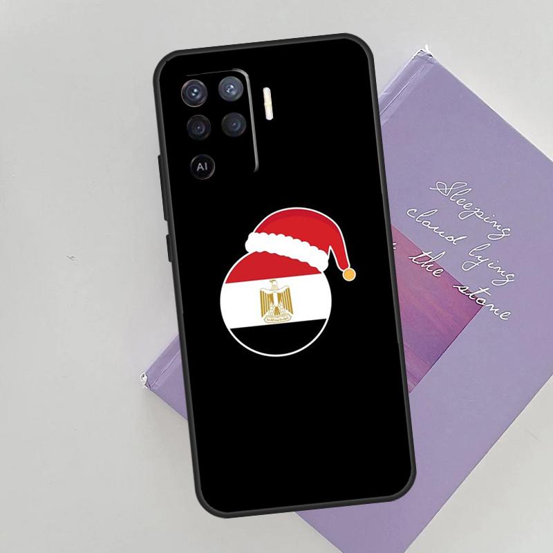 Egypt Flag Case For Oppo A15 A16 A17 A52 A72 A76 A96 A74 A94 A53 A54S A57S A58 A78 A98 A77 Phone Cover