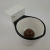 Creative Toilet Bowl Water Cup, Funny 3D Ceramic Poop Mug, Toilet Cup Shaped Coffee Cup