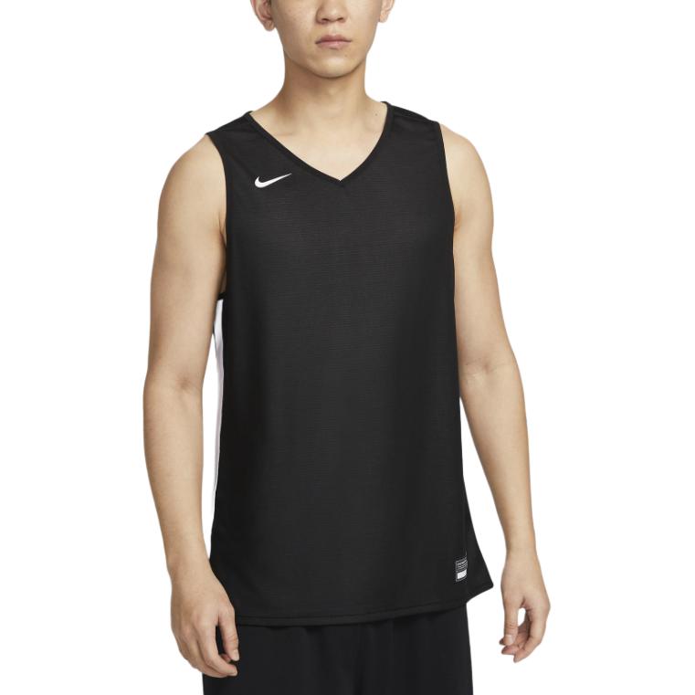 

Nike Stock V-Neck Breathable Sports Basketball Vest Men Vests Black IB8827-010 XL