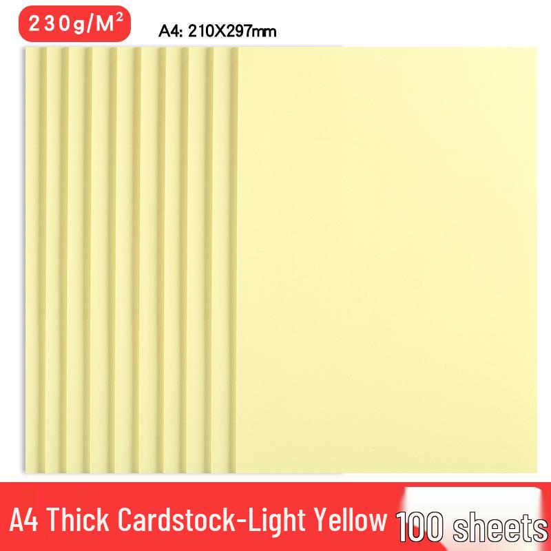 A4 Black & White Thickened Cardstock for Student & Kinder Crafts, 8K/4K/A3 Drawing Paper
