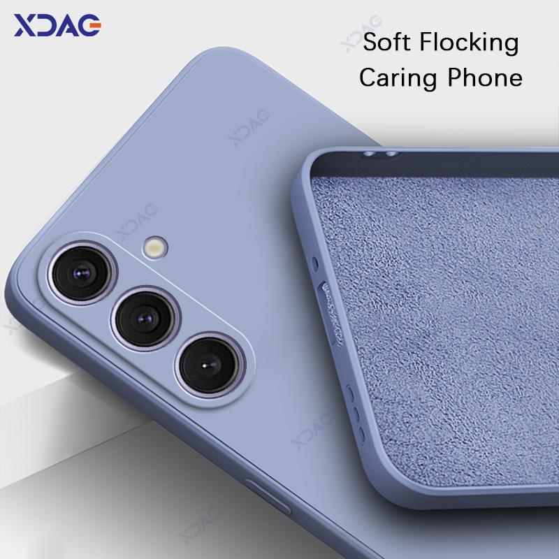 Square Liquid Silicone Phone Cases for Samsung Galaxy S25 Plus Ultra SamsungS25Ultra 360 Soft Protective Cover Anti-fall Armor