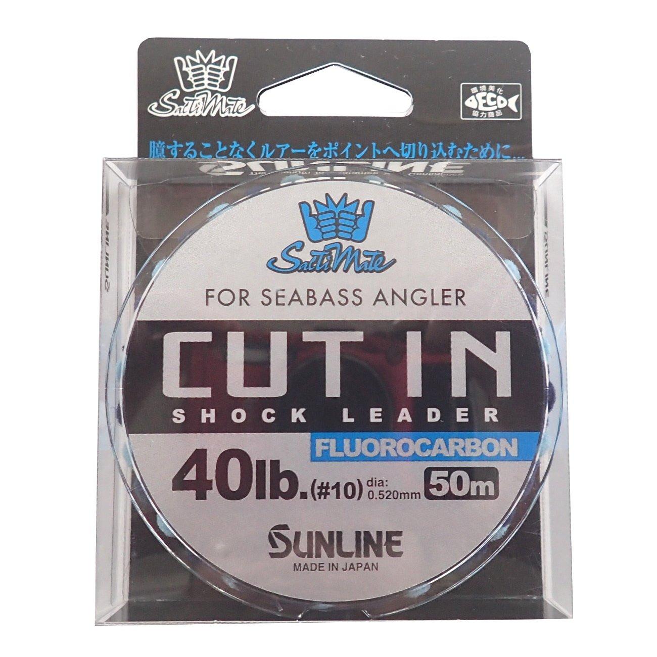 

SUNLINE Fluorocarbon Line Saltimate Cut In 50m 10 40lb Clear No.