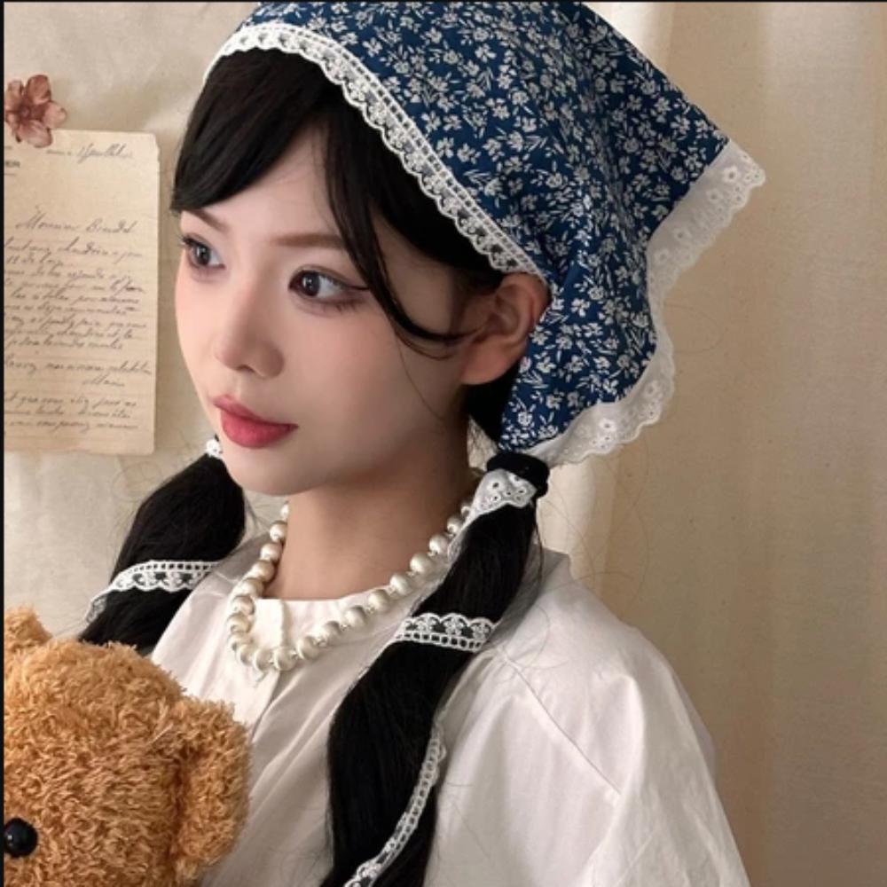 Photo Props Lace Hair Scarf Gentle Hair Band Strap Travel Beach Headscarf  Women Girls