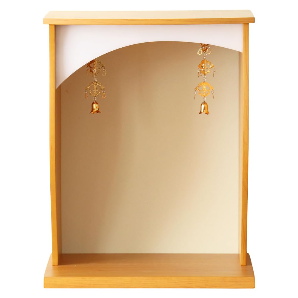 Mini Buddhist Altar "Silk" Light Color (No Buddhist Accessories)