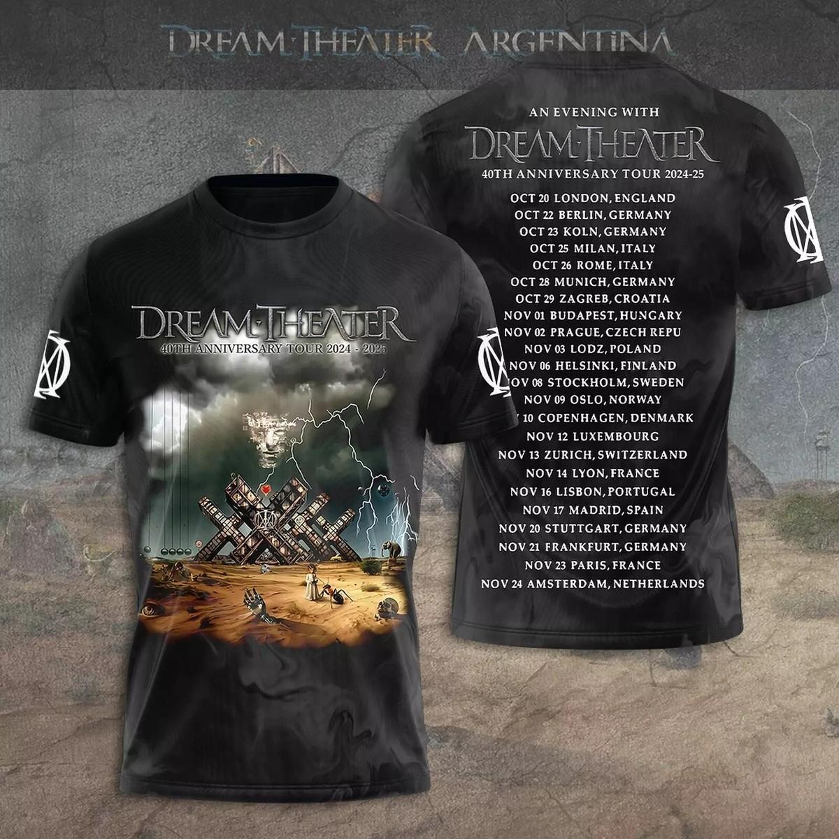 Dream Theater Parasomnia New Album Cover Art Unisex T-Shirt 25 23D14 M
