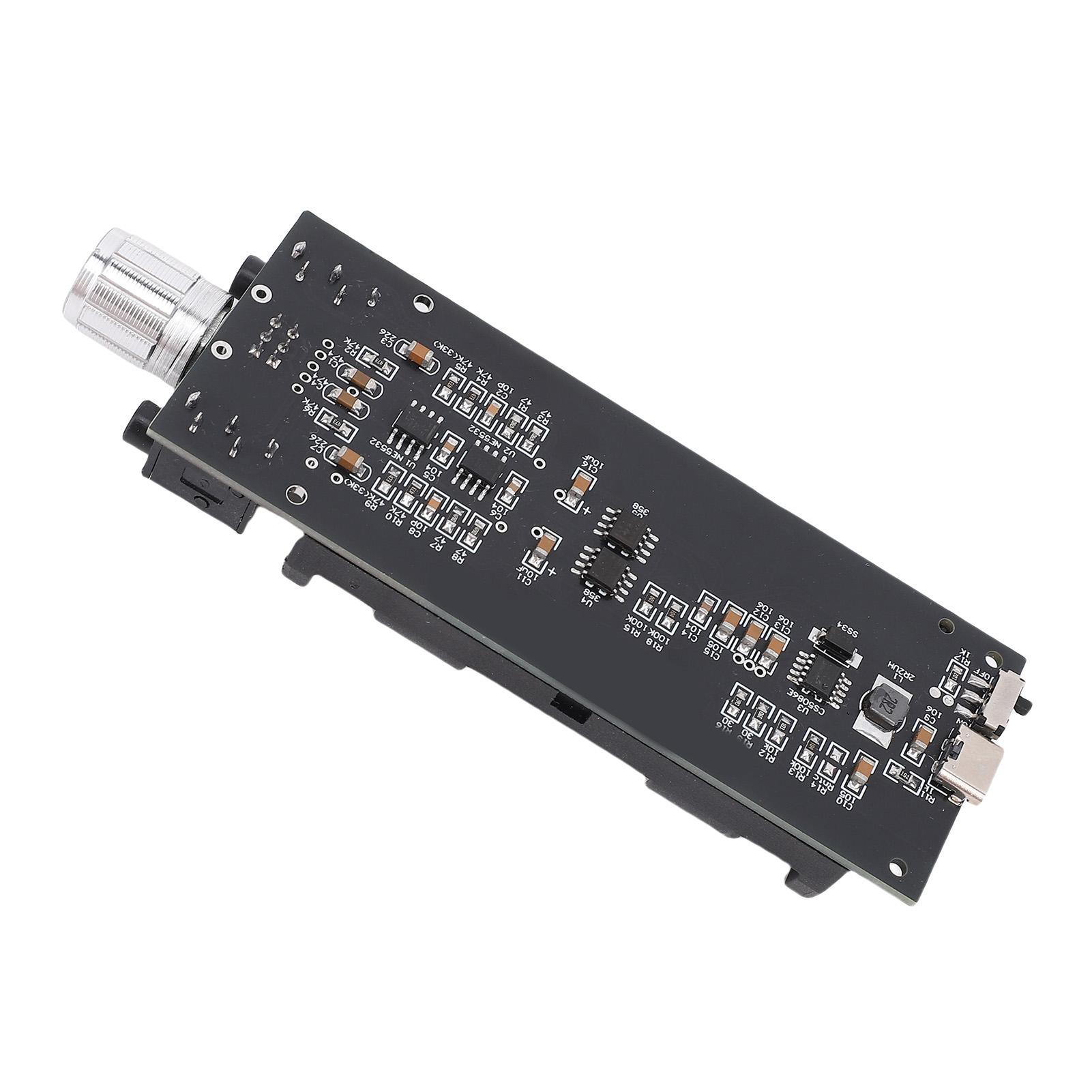 

47HiFi NE5532 Headphone Amplifier Board PCB Rechargeable Earphone Amp Module Replacement 2A