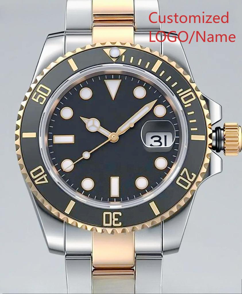A11 Store Orologio Personalizzato 41mm Sportivo Uomo Automatico Meccanico Acciaio Inossidabile 904L Ceramica Nera Blu