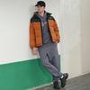 Reebok Giacca in Piumino con Zip e Collo Alto Manica Lunga Color Block Unisex Capospalla Caramello 23FRC287UGBH