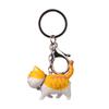 Porte-clés Chat Pvc Charm Animal Mignon Pour Cadeau Et Décoration