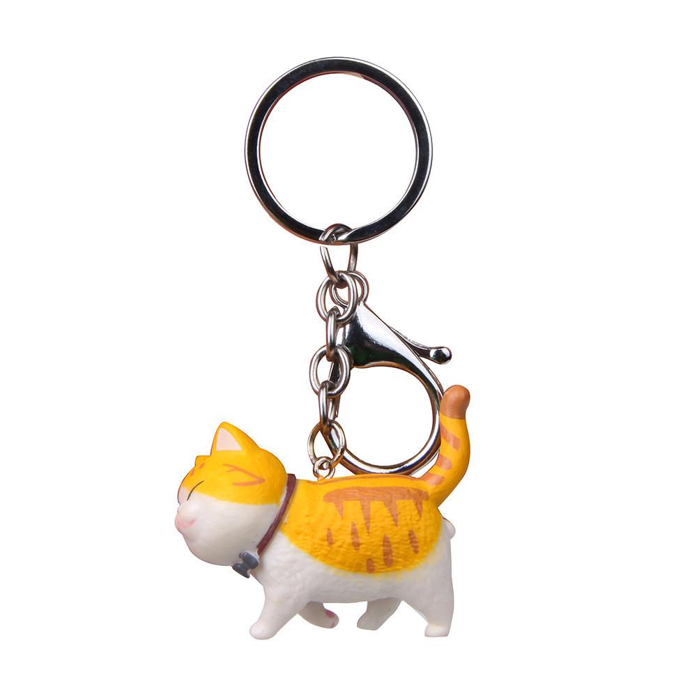 Keychain Cat Cute Animal Pendant With Climbing Hook For Gift Giving And Decor