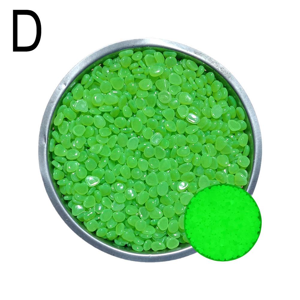 

50Pcs Luminous Stones Fish Tank Aquarium Ornament Glow In The Dark Pebbles Outdoor Yard Lawn Path Walkways Decorations