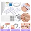 17 Pcs Ring Size Adjusters Loose Rings Invisible Ring Size Reducer Spacer Ring Resizer Plug-in Silicone Spirals Tightener Set with Polish Cloth