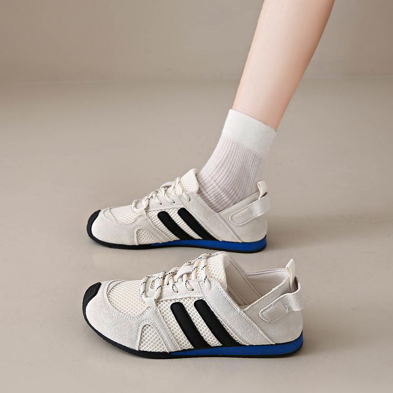 Fashion CRLAYDK Women Classic Retro Gum Sole Fashion Sneakers Casual Tennis Comfort Skate Mesh Walking Footwear Anti Slip Trainers