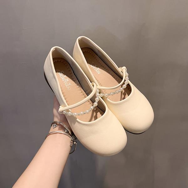 Fashion Korean Shoes Soft Female Footwear 2025 Comfortable New Summer Driving Dress Flat Mary Janes Shoes Woman Comfortable And Elegant
