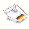 Chrome V.-W Steering Wheel Emblem, ABS Resin, for Rline, Tiguan, Passat B7 B8 CC, Jetta, Golf 7 MK7, G-TI, Polo, Car Interior Accessory