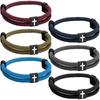 1 Stück/Set Verstellbares Faith Fashion Kreuz Handgewebtes Armband für Männer Frauen Gibt Ihnen Selbstvertrauen Kommunion Ostergeschenk