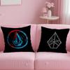 Band Cool V-Volcom Cushion Cover Comfortable Reversible Pillow Cover Ideal for Car Sofa Bedroom & Beyond