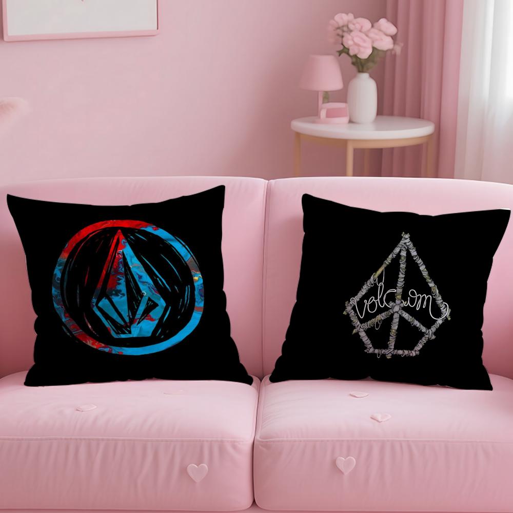 Band Cool V-Volcom Cushion Cover Comfortable Reversible Pillow Cover Ideal for Car Sofa Bedroom & Beyond