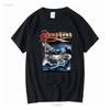 Vintage 2005 Symphony X T Shirt Large Gigantour Vintage Washed Unisex Fashion Streetwear Homme Versatile Casual Stretched