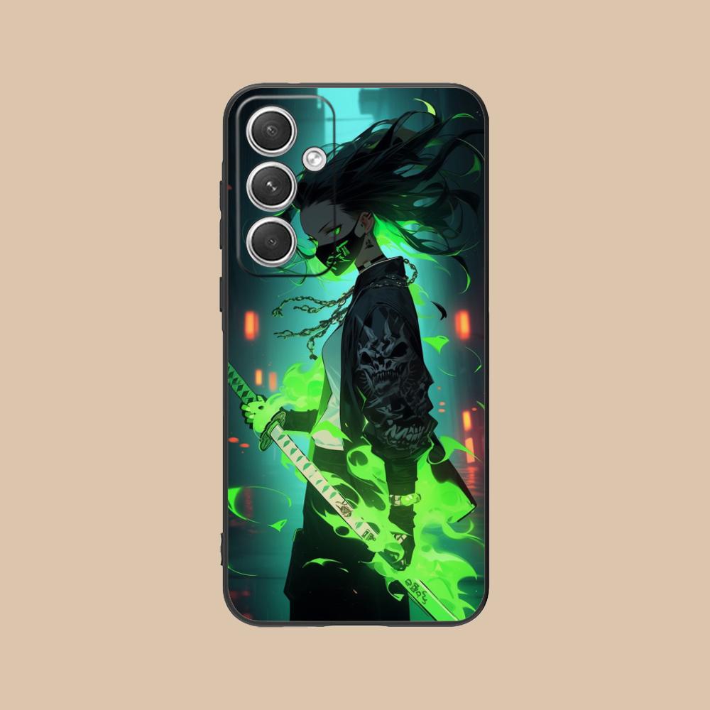 Anime Girl Mobile Phone Case for Samsung Galaxy S26 S25 S24 S23 S22 S21 S20 Note20 Plus FE Ultra Colorful Cover Luxury