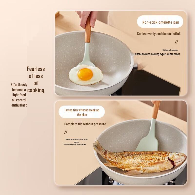 Bear 30cm Non-stick Aluminum Wok