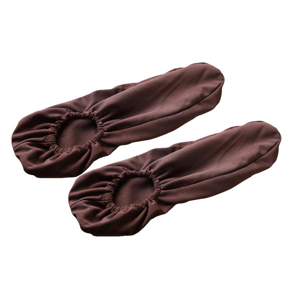 2Pcs Seat Armrest Cover Interior Accessories Easy Install Auto Brown