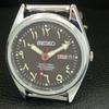 AUTOMATIC VINTAGE REFURBISHED SEIKO 6309A JAPAN MENS BROWN DIAL WATCH a442730-1