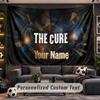Wall Hanging Tapestry Custom NameThe Cure Pattern Personalized Printed Fabric Wall Decor