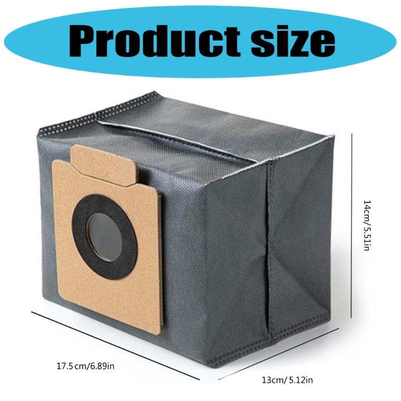 Set of 12 Vacuum Cleaner Bag Practical Dust Bag Easy Installation Vacuum Cleaner Bag Nonwoven Texture for Families Use