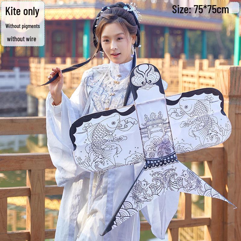 Retro 3D Bamboo Skewer Kite DIY Kit for Kids & Adults