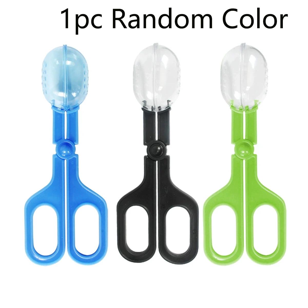 

Portable Crawler Clip Insect Catcher Scissor Trap Transparent Clamp Tong Reptile Plastic for Indoor & Outdoor Garden Supplies