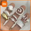 925 Sterling Silver Rings for Women Couple Minimalist Handmade Simple Round Line Ring Party Jewelry Gift Prevent Allergy