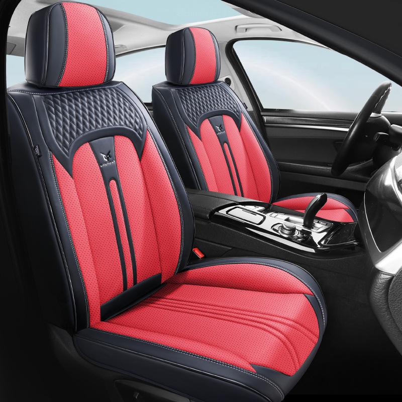 Breathable Leather Car Seat Cover Cushions for All Seasons