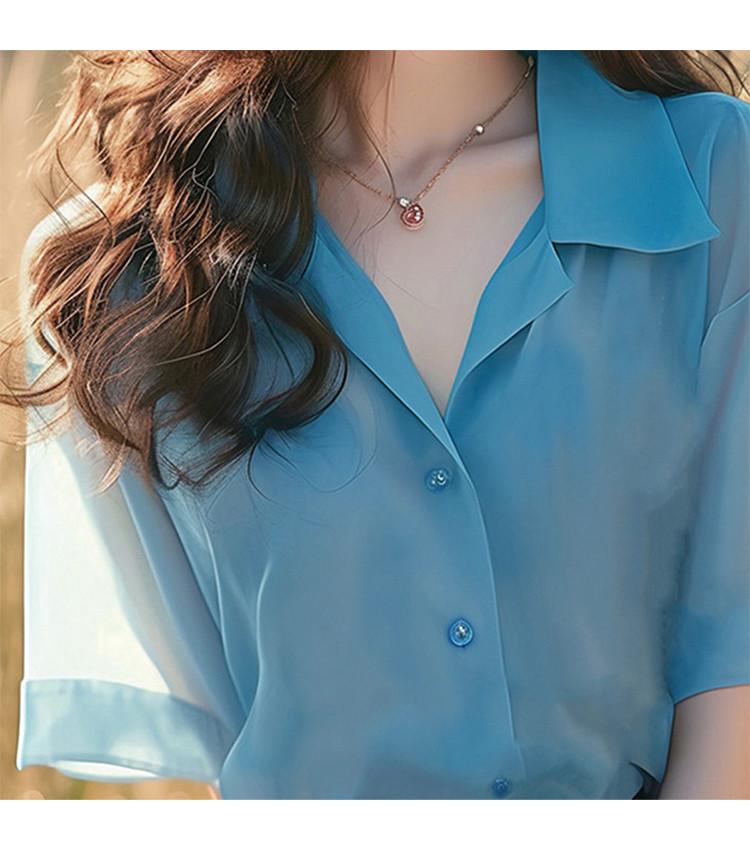 French High-End Sense Niche Unique Exquisite Shirt for Women
