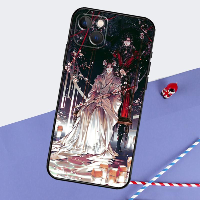 Heavenly Official Blesses Phone Case For iPhone 16 Pro Max 12 13 Mini 11 14 15 Pro Max XR 15 16 Plus 16e Back Cover