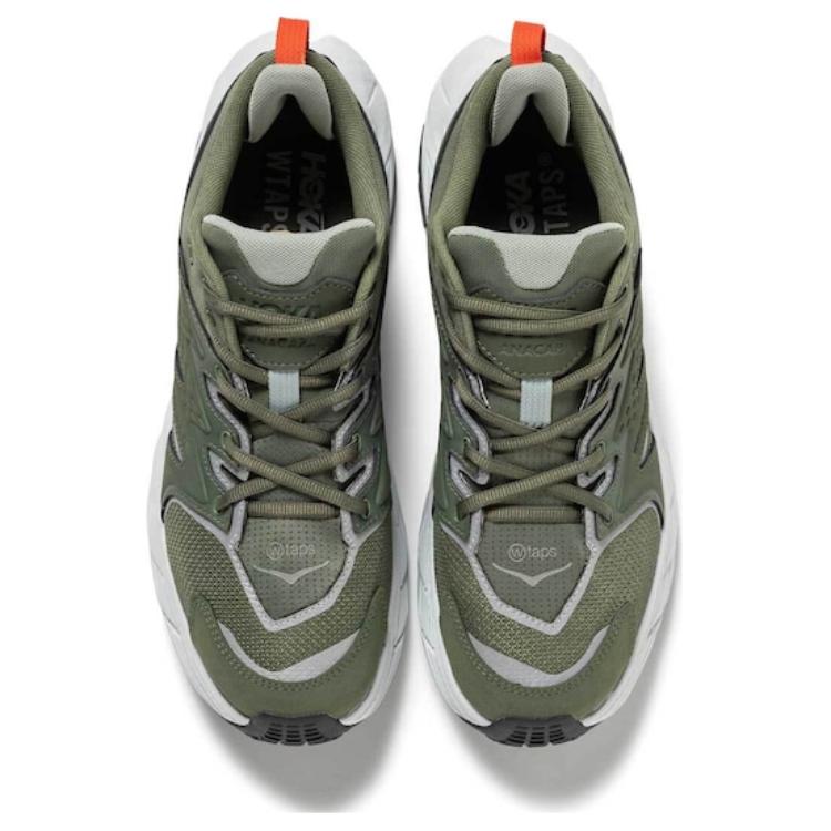 WTAPS x HOKA Anacapa Low GORE-TEX Čtyřlístek Unisex Tenisky Zelená Ledovcově šedá 1155397-FLF