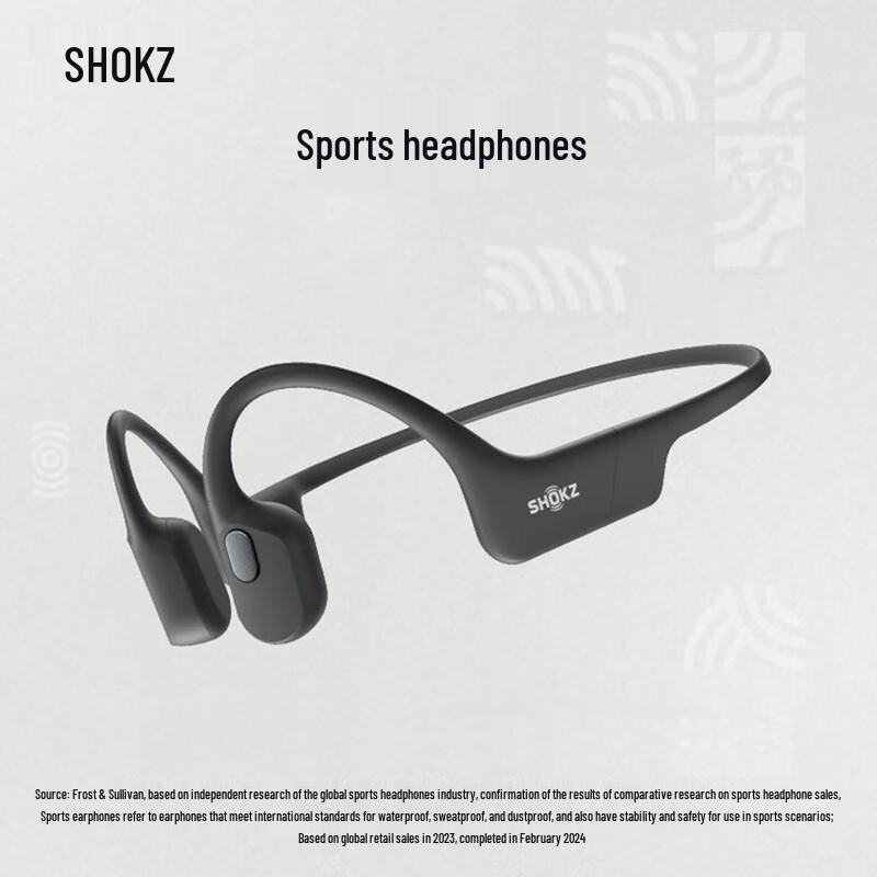 Shokz OpenMove Bone Conduction Bluetooth Sports Headphones